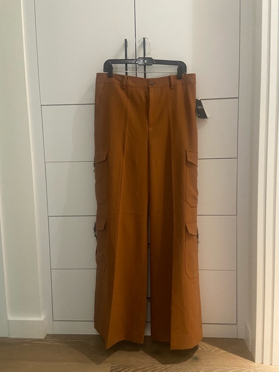 Lauren Ralph Lauren Wool-Blend Serge Wide Leg Cargo Pant BNWT - Picture 6 of 7